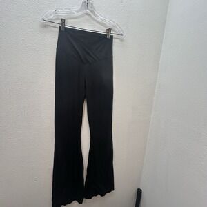 Offline By Aerie Real Me High-Rise Crossover Super Flare Leggings Black M